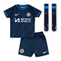 Camiseta Chelsea Reece James #24 Segunda Equipación Replica 2023-24 para niños mangas cortas (+ Pantalones cortos)